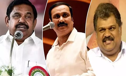 Edappadi K Palaniswami; Anbumani Ramadoss; GK Vasan. Daily Thanthi