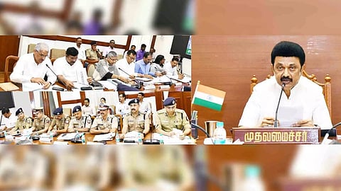 Chief Minister MK Stalin expressed satisfaction at the prevailing law and order situation in the state (Twitter/@CMOTamilnadu)