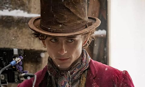 Timothee Chalamet in 'Wonka' (YouTube/Warner Bros. Pictures)