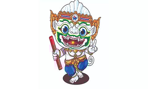 Lord Hanuman Asian Athletics C’ships mascot