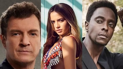 Nathan Fillion, Isabela Merced, Edi Gathegi