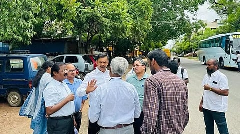 Discussion was also held on how far the metro stations have been planned at Thiruparankundram and Meenakshi Amman Temples from the ASI site