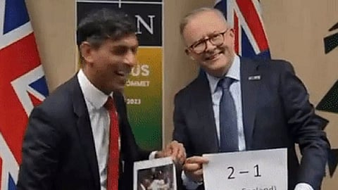 Rishi Sunak and Anthony Albanese (ANI)