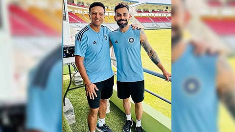 Rahul Dravid and Virat Kohli. (Photo: Virat Kohli Instagram)