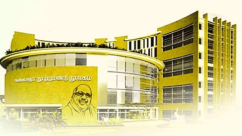 Proposed Kalaignar Memorial Library (Twitter)