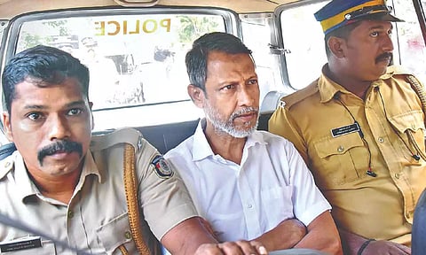 Nasser, one of the convicts, being taken to jail, in Kochi, Wednesday