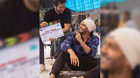 Kartik Aaryan and Kabir Khan (Photo: Instagram)