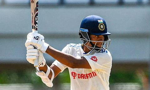 Yashasvi Jaiswal scored 143 runs off 350 balls. (Twitter/@BCCI)