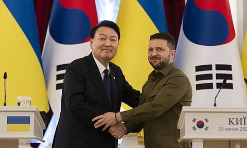 South Korea to expand support for Ukraine as Prez Yeol makes a surprise visit