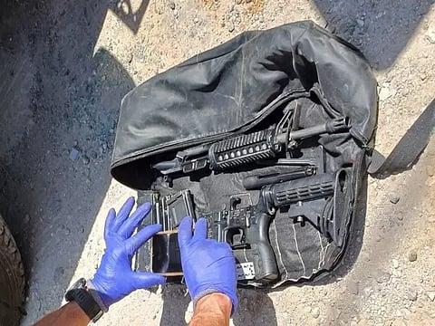 Lebanese soldiers along the Israeli border (ANI)