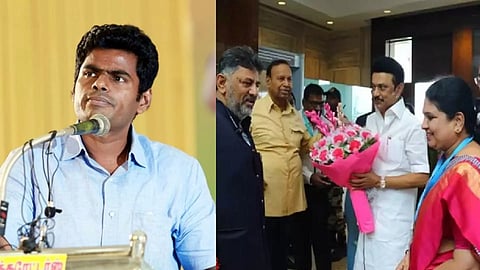 K. Annamalai; Stalin arrives at Bengaluru to attend oppn meet