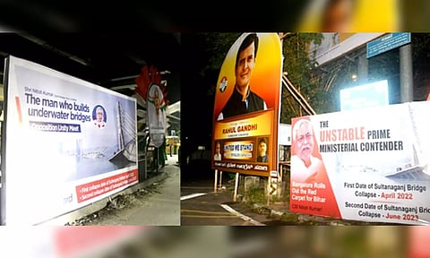 Posters targetting Nitish Kumar&nbsp;