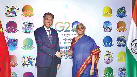 Nirmala Sitharaman meets Liu Kun of China