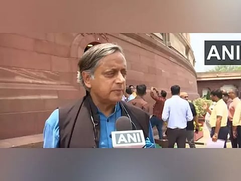 Congress leader Shashi Tharoor (Picture credit:ANI)
