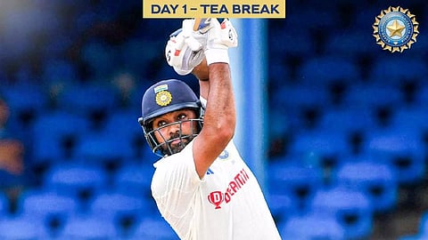 Rohit Sharma (80 off 143) (Photo: Twitter/BCCI)