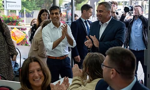 &nbsp;Prime Minister Rishi Sunak visits Uxbridge to congratulate Conservative Party candidate, Steve Tuckwell.