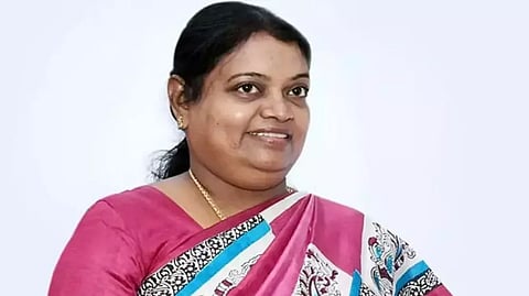 State minister of social welfare and women rights Geetha Jeevan