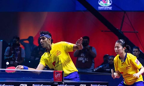 Sharath trumps Harmeet as Chennai Lions thrash Goa Challengers