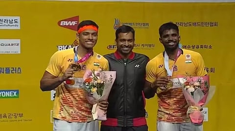 Satwiksairaj Rankireddy and Chirag Shetty (@Media_SAI)