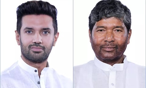 Chirag Paswan; Pasupati Kumar Paras