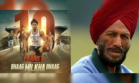 Bhaag Milkha Bhaag poster; Milkha Singh (IANS)