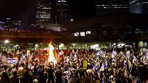 Anti-Netanyahu protests mount after Israel passes judicial bill