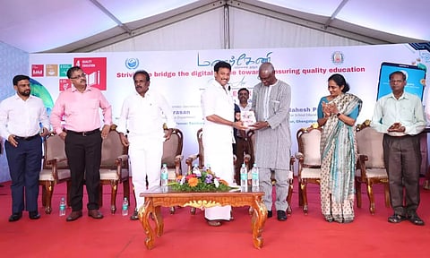 The tool offers a comprehensive range of digital learning materials and empowers teachers to enhance the learning experience for students across the State. (Twitter/@Anbil_Mahesh)