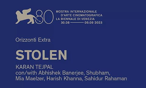 The film will be screened as part of the Orizzonti Extra segment of the festival's 80th edition (Twitter/@la_Biennale)