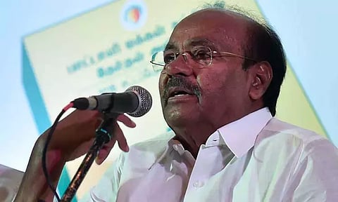 PMK founder Dr S Ramadoss