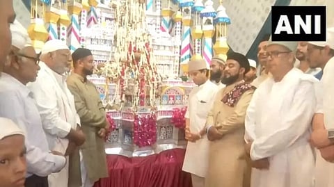 Union Civil Aviation Minister Jyotiraditya Scindia visited Imambara in Maharaj Bada of Gwalior