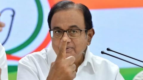 Senior Congress leader P Chidambaram