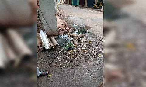 Open sewers aren’t uncommon in Vijayalakshmipuram, Ambattur