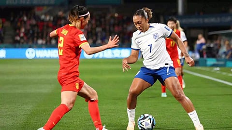 &nbsp;England thrashed China 6-1 to bag three consecutive wins at FIFA Women's World Cup Group D (Photo: IANS)