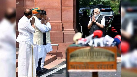 PM Modi in Parliament (Photo/ANI)