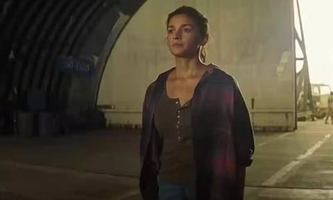 A still of Alia Bhatt in new spy-thriller-action film 'Heart of Stone' (IANS)