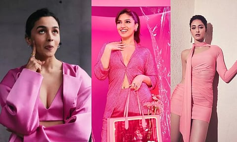 (L to R) Alia Bhatt, Bhumi Pednekar and Ananya Panday (ANI)