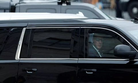 Donald Trump leaves US District Court (ANI)