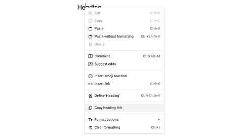 Google rolling out linkable headlines feature in Docs