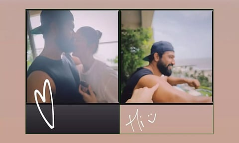 Katrina Kaif &amp; Vicky Kaushal. (IANS)