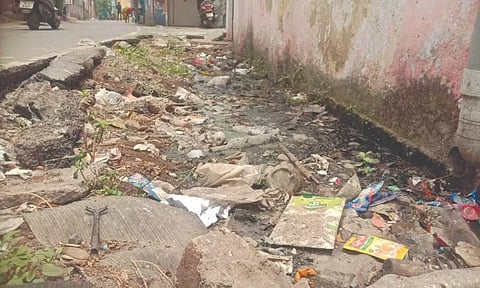 Unclean drains lead to increase in mosquito menace in the area, and other health hazards.