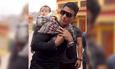 Sonu Sood from Kaza in Himachal Pradesh&nbsp; (Photo : IANS)