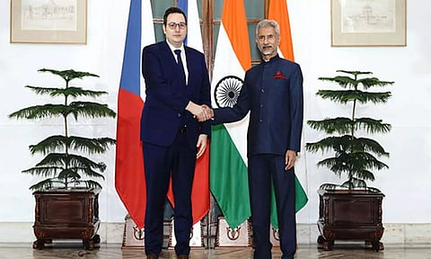 EAM S Jaishankar with Czech Republic Foreign Minister Jan Lipavsky