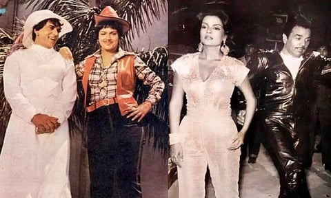 Zeenat Aman shares throwback pics with Dharmendra&nbsp;