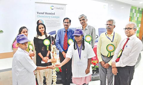 The Camp was inaugurated by Dr V Subbiah Bharathi, Director-SRM Group of Institutions Ramapuram along with Ms Melissa Mendonza, Programme Executive, Royal Society of Chemistry.

