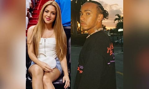 Shakira; Lewis Hamilton