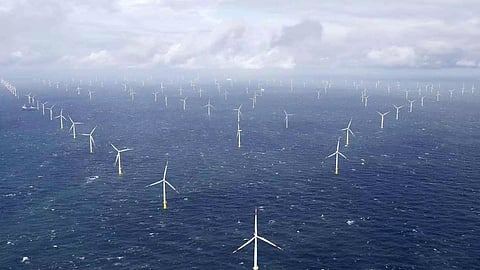 Power-generating windmill turbines are pictured at the 'Amrumbank West' offshore windpark in the northern sea near the island of Amrum, Germany (Photo: Reuters)&nbsp;