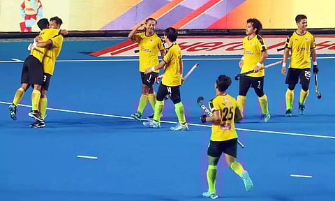 Abu Kamal Azrai scored the winner in a contest that was academic in nature with both countries having already sealed semi-final berth. (IANS)