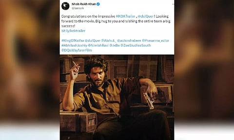 SRK Praises Trailer of ' King Of Kotha'