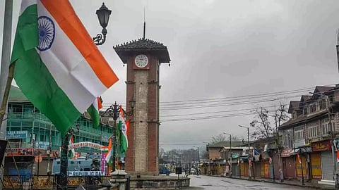 Clock tower locally known as 'Ghanta Ghar' in Srinagar (Photo: PTI)