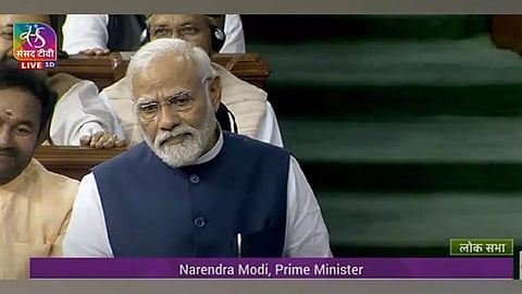 Prime Minister Narendra Modi (Photo/Sansad TV)